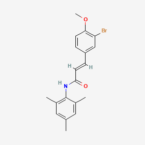 3-(3-bromo-4-methoxyphenyl)-N-mesitylacrylamide