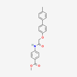 Methyl 4-[[2-[4-(4-methylphenyl)phenoxy]acetyl]amino]benzoate