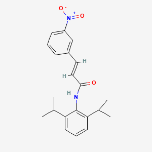 N-(2,6-diisopropylphenyl)-3-(3-nitrophenyl)acrylamide