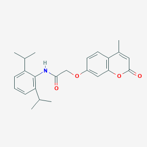 N-(2,6-diisopropylphenyl)-2-[(4-methyl-2-oxo-2H-chromen-7-yl)oxy]acetamide