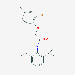 2-(2-bromo-4-methylphenoxy)-N-(2,6-diisopropylphenyl)acetamide