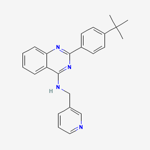 2-(4-tert-butylphenyl)-N-(3-pyridinylmethyl)-4-quinazolinamine