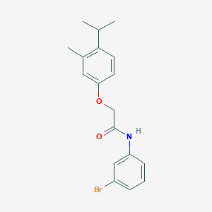 N-(3-bromophenyl)-2-(4-isopropyl-3-methylphenoxy)acetamide