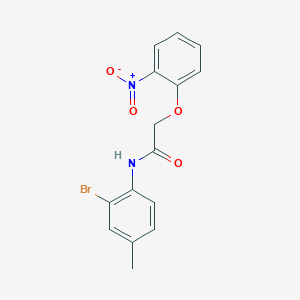 N-(2-bromo-4-methylphenyl)-2-(2-nitrophenoxy)acetamide