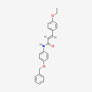 N-[4-(benzyloxy)phenyl]-3-(4-ethoxyphenyl)acrylamide