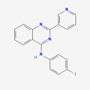 N-(4-iodophenyl)-2-(pyridin-3-yl)quinazolin-4-amine