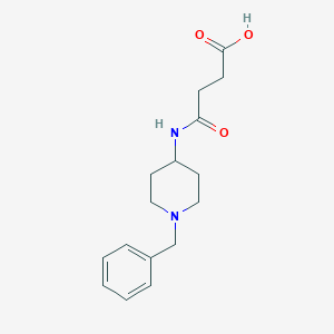 4-[(1-Benzyl-4-piperidinyl)amino]-4-oxobutanoic acid