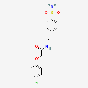 molecular formula C16H17ClN2O4S B3584819 2-(4-chlorophenoxy)-N-[2-(4-sulfamoylphenyl)ethyl]acetamide 