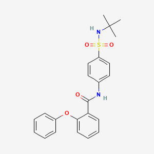 N-[4-(tert-butylsulfamoyl)phenyl]-2-phenoxybenzamide