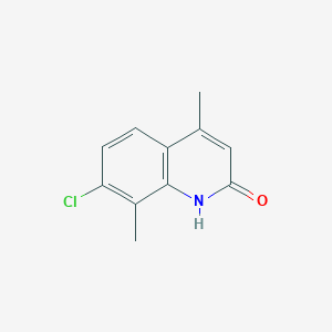 7-chloro-4,8-dimethylquinolin-2(1H)-one