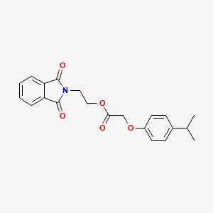 2-(1,3-dioxo-1,3-dihydro-2H-isoindol-2-yl)ethyl (4-isopropylphenoxy)acetate