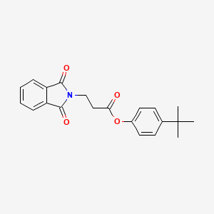 4-tert-butylphenyl 3-(1,3-dioxo-1,3-dihydro-2H-isoindol-2-yl)propanoate