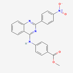 Methyl 4-{[2-(4-nitrophenyl)quinazolin-4-yl]amino}benzoate