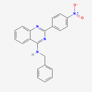 N-benzyl-2-(4-nitrophenyl)quinazolin-4-amine