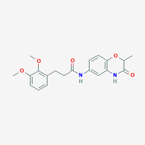 3-(2,3-dimethoxyphenyl)-N-(2-methyl-3-oxo-3,4-dihydro-2H-1,4-benzoxazin-6-yl)propanamide