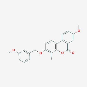 8-methoxy-3-[(3-methoxybenzyl)oxy]-4-methyl-6H-benzo[c]chromen-6-one