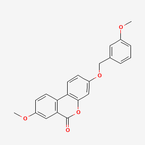 8-methoxy-3-[(3-methoxybenzyl)oxy]-6H-benzo[c]chromen-6-one