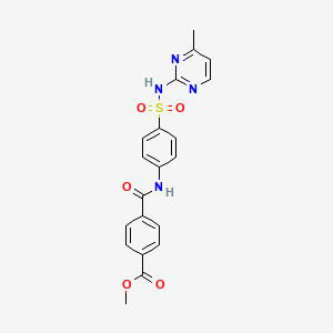 methyl 4-{[(4-{[(4-methyl-2-pyrimidinyl)amino]sulfonyl}phenyl)amino]carbonyl}benzoate