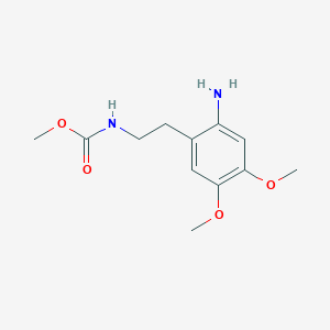 Methyl [2-(2-amino-4,5-dimethoxyphenyl)ethyl]carbamate