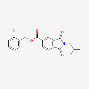 2-chlorobenzyl 2-isobutyl-1,3-dioxo-5-isoindolinecarboxylate