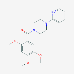 (4-Pyridin-2-yl-piperazin-1-yl)-(2,4,5-trimethoxy-phenyl)-methanone