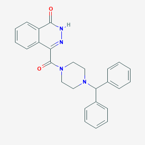 4-{[4-(diphenylmethyl)piperazin-1-yl]carbonyl}phthalazin-1(2H)-one