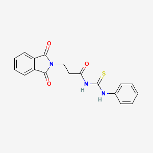 N-(anilinocarbonothioyl)-3-(1,3-dioxo-1,3-dihydro-2H-isoindol-2-yl)propanamide