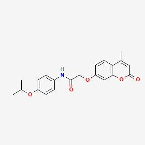 N-(4-isopropoxyphenyl)-2-((4-methyl-2-oxo-2H-chromen-7-yl)oxy)acetamide