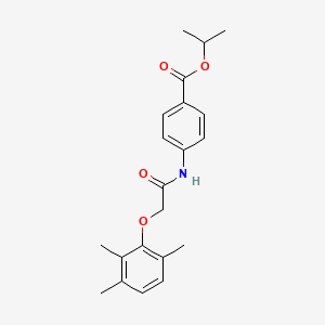 PROPAN-2-YL 4-[2-(2,3,6-TRIMETHYLPHENOXY)ACETAMIDO]BENZOATE