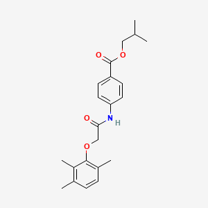 isobutyl 4-{[(2,3,6-trimethylphenoxy)acetyl]amino}benzoate