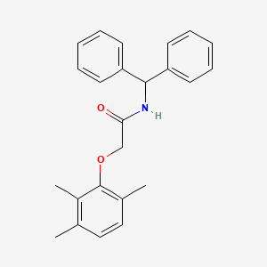 molecular formula C24H25NO2 B3585638 N-(diphenylmethyl)-2-(2,3,6-trimethylphenoxy)acetamide 