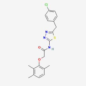 N-[5-(4-chlorobenzyl)-1,3,4-thiadiazol-2-yl]-2-(2,3,6-trimethylphenoxy)acetamide