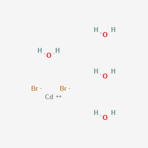 molecular formula Br2CdH8O4 B035857 溴化镉四水合物 CAS No. 13464-92-1
