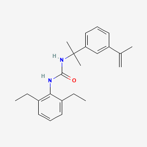 1-(2,6-Diethylphenyl)-3-[2-(3-prop-1-en-2-ylphenyl)propan-2-yl]urea