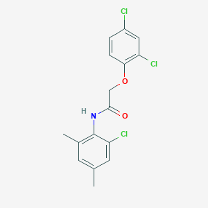 N-(2-chloro-4,6-dimethylphenyl)-2-(2,4-dichlorophenoxy)acetamide