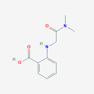 molecular formula C11H14N2O3 B358579 2-{[2-(二甲氨基)-2-氧代乙基]氨基}苯甲酸 CAS No. 924846-10-6