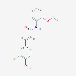 3-(3-bromo-4-methoxyphenyl)-N-(2-ethoxyphenyl)acrylamide