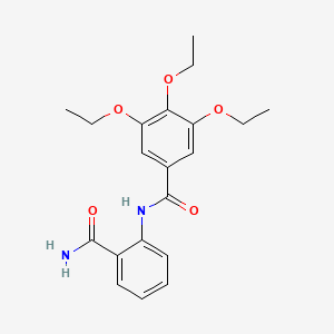 N-[2-(aminocarbonyl)phenyl]-3,4,5-triethoxybenzamide