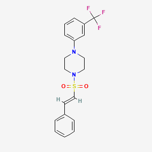 1-(2-Phenylethenesulfonyl)-4-[3-(trifluoromethyl)phenyl]piperazine