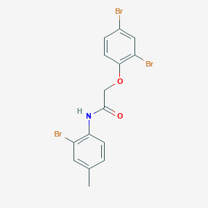 N-(2-bromo-4-methylphenyl)-2-(2,4-dibromophenoxy)acetamide