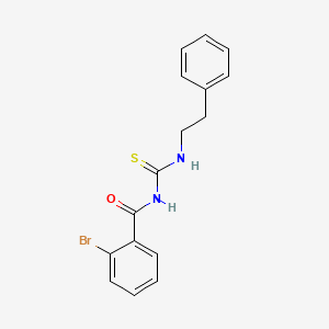 2-bromo-N-{[(2-phenylethyl)amino]carbonothioyl}benzamide