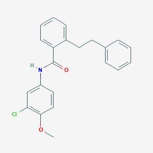 N-(3-chloro-4-methoxyphenyl)-2-(2-phenylethyl)benzamide