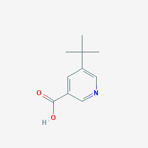 molecular formula C10H13NO2 B035863 5-叔丁基烟酸 CAS No. 1211589-63-7