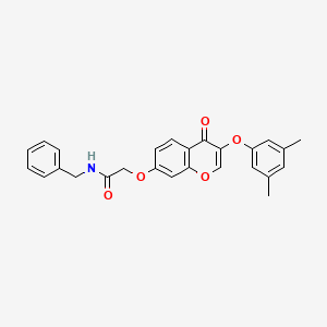 N-benzyl-2-{[3-(3,5-dimethylphenoxy)-4-oxo-4H-chromen-7-yl]oxy}acetamide