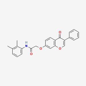 N-(2,3-dimethylphenyl)-2-(4-oxo-3-phenylchromen-7-yl)oxyacetamide