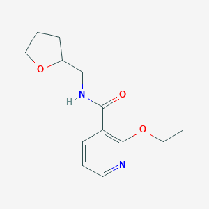 molecular formula C13H18N2O3 B358643 2-ethoxy-N-(tetrahydro-2-furanylmethyl)nicotinamide CAS No. 1061576-68-8