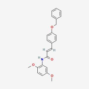 3-[4-(benzyloxy)phenyl]-N-(2,5-dimethoxyphenyl)acrylamide