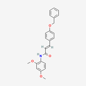 3-[4-(benzyloxy)phenyl]-N-(2,4-dimethoxyphenyl)acrylamide