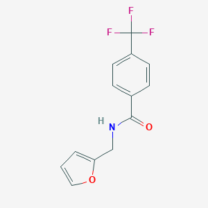 molecular formula C13H10F3NO2 B358652 N-(2-furylmethyl)-4-(trifluoromethyl)benzamide CAS No. 757222-42-7