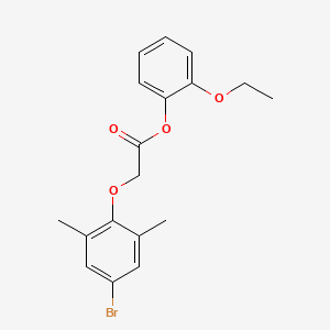 2-ethoxyphenyl (4-bromo-2,6-dimethylphenoxy)acetate